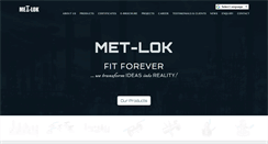 Desktop Screenshot of met-lok.com